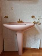 vintage roze lavabo wastafel, Doe-het-zelf en Bouw, Sanitair, Ophalen, Wastafel