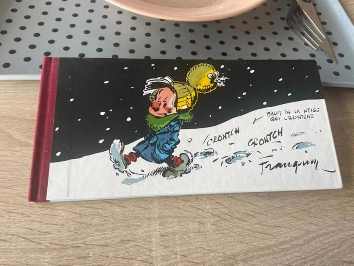 Franquin Noël en de Elain/Crontch crontch/ NUM 750 EX, Boeken, Stripverhalen, Zo goed als nieuw, Eén stripboek, Ophalen of Verzenden
