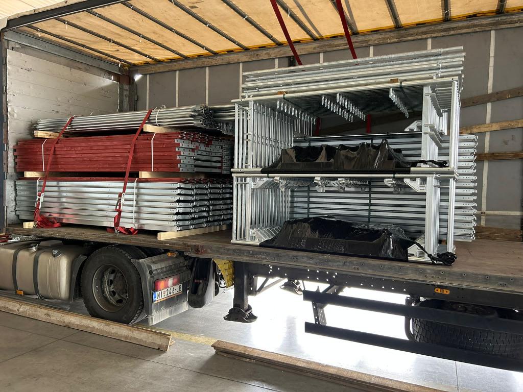 Échafaudage de façade Baumann | 1000 m² | Livraison, Bricolage & Construction, Échafaudages, Neuf, Échafaudage de façade, 5 mètres de hauteur ou plus