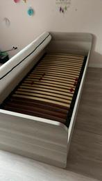 Lit / matelas / sommier, Maison & Meubles, Chambre à coucher | Lits, Comme neuf, Beige, Bois d'échafaudage, 90 cm