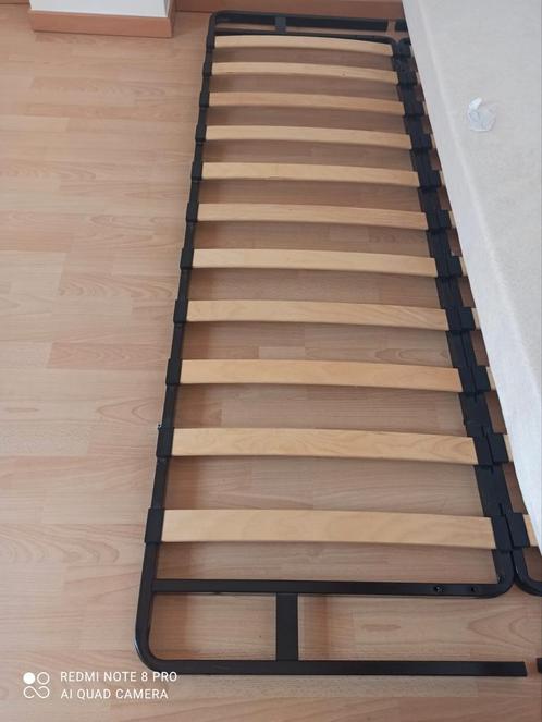 Sommier et matelas à donner, Huis en Inrichting, Slaapkamer | Matrassen en Bedbodems, Zo goed als nieuw, Bedbodem, Tweepersoons