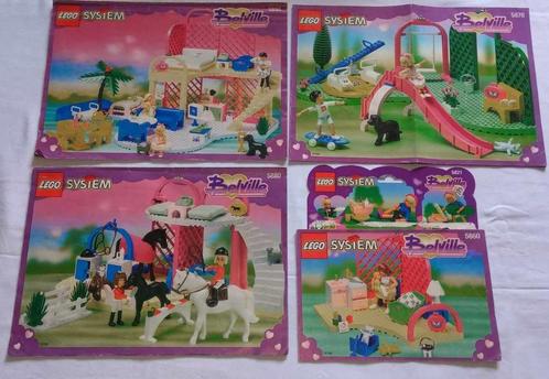 Lot LEGO BELVILLE 5860, 5870, 5880, 5890, 5821, Kinderen en Baby's, Speelgoed | Duplo en Lego, Zo goed als nieuw, Lego, Complete set