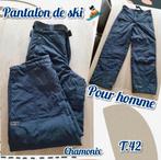 Pantalon de ski  pour homme-bleu-Chamonix, Comme neuf, Enlèvement ou Envoi, Pantalon