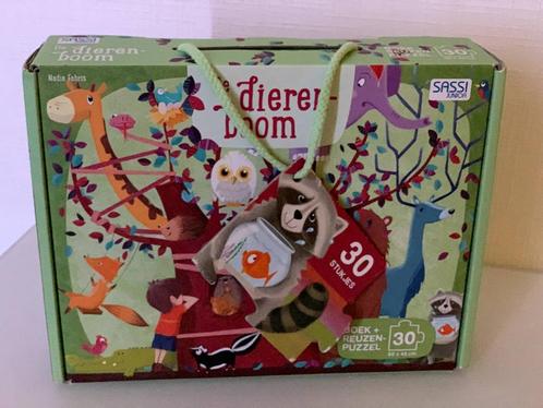 Puzzel De Dierenboom 30 stukken, Kinderen en Baby's, Speelgoed | Kinderpuzzels, Nieuw, 10 tot 50 stukjes, Ophalen of Verzenden