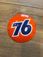 Reclamebord '76' (geëmailleerd plaatstaal), Ophalen of Verzenden, Reclamebord