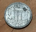 1 franc 1942 français flamand Léopold 3, Timbres & Monnaies, Monnaies | Belgique, Enlèvement ou Envoi