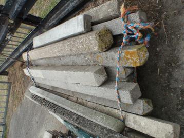 BETONPALEN=1.90MLX6ST+2.05MLX3ST=SAMEN 5 EURO beschikbaar voor biedingen
