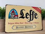 Metalen reclamebord Leffe, Nieuw, Reclamebord, Plaat of Schild, Ophalen of Verzenden, Leffe