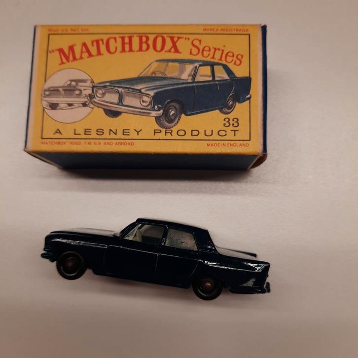 SÉRIE MATCHBOX/LESNEY N 33 FORD ZEPHYR III. Repeint., Hobby & Loisirs créatifs, Voitures miniatures | 1:87, Comme neuf, Voiture