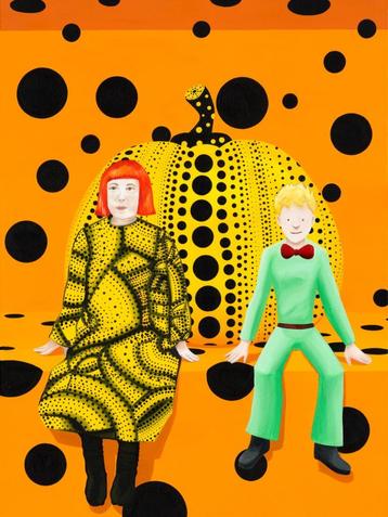 LE PETIT PRINCE A LA RENCONTRE DE KUSAMA par SOKAR