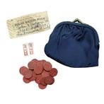 WWII US OPA Coin Token Set With Wallet, Verzamelen, Ophalen of Verzenden