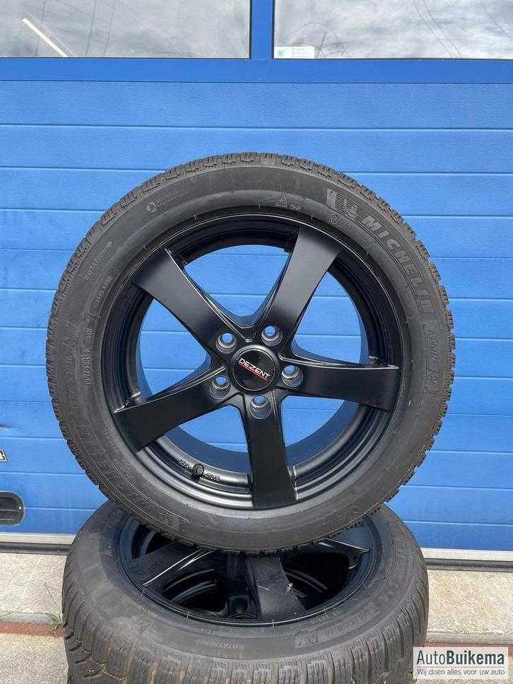 Winterset Mini F55 F56 ZGAN 17'' Zwart Dezent Michelin 8 mm, Auto-onderdelen, Banden en Velgen, Banden en Velgen, Personenwagen