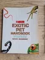 Boek : exotische pet handbook, Boeken, Dieren en Huisdieren, Ophalen of Verzenden, Zo goed als nieuw, Reptielen of Amfibieën