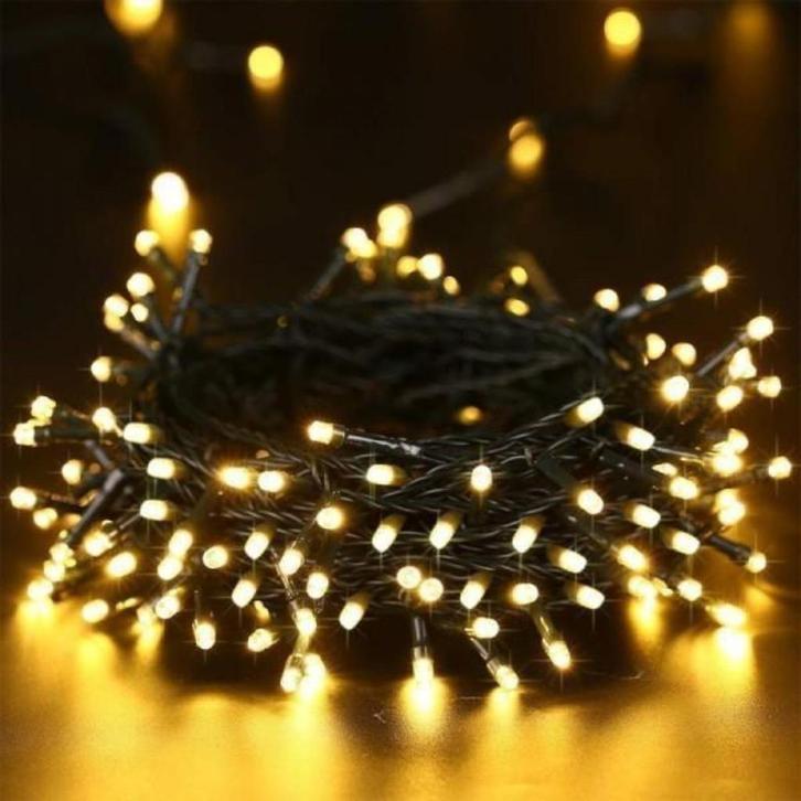 Solar 100 LED kerstverlichting + USB, Hobby en Vrije tijd, Overige Hobby en Vrije tijd, Nieuw, Ophalen of Verzenden