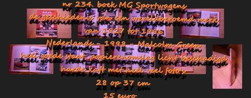 234. livre MG Sportwagens, frais de port inclus, Livres, Autos | Livres, Comme neuf, Autres marques, Enlèvement ou Envoi