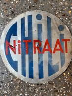 Aluminium bord chili nitraat, Verzamelen, Ophalen of Verzenden, Gebruikt