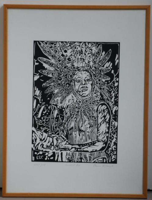 Etienne Le Compte (1931 - 2010), Antiek en Kunst, Kunst | Etsen en Gravures, Ophalen of Verzenden