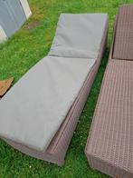 ligbed Life (wicker) met weerbestendig matras, Jardin & Terrasse, Chaises longues, Enlèvement, Osier