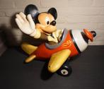 vintage disney beeld mickey mouse in vliegtuig, Ophalen of Verzenden, Mickey Mouse