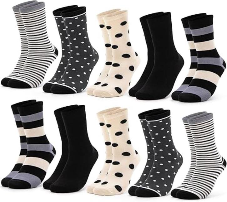 Damessokken | set van 10 paar | Nieuw, Kleding | Dames, Sokken en Kousen, Nieuw, Sokken en Kniesokken, Overige kleuren, Verzenden