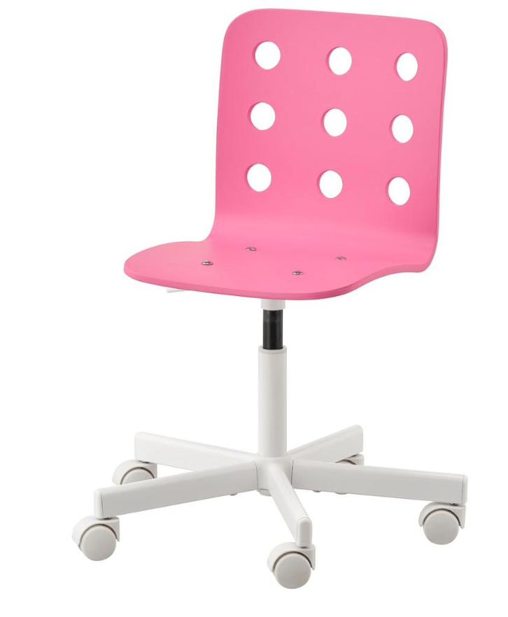 KINDERBUREAUSTOEL JULES ROZE, Huis en Inrichting, Bureaustoelen, Gebruikt, Bureaustoel, Roze, Ophalen