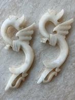 Lot 2 Decoratiestuks marmer/albast., Enlèvement ou Envoi