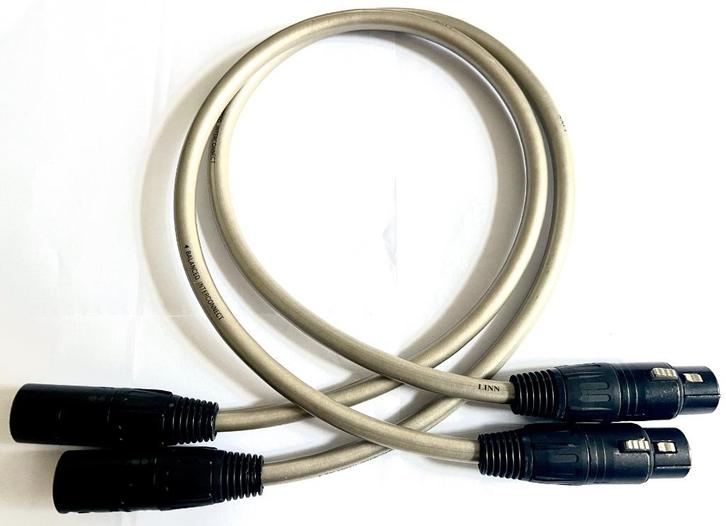 Linn Balanced Interconnect XLR Silver, Audio, Tv en Foto, Audiokabels en Televisiekabels, Gebruikt, Interlink-kabel, Minder dan 2 meter
