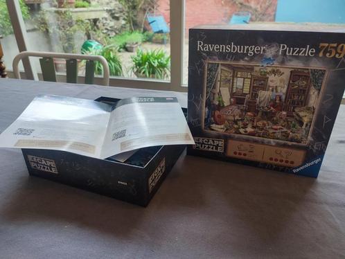 Escape puzzle Ravensburger, Hobby en Vrije tijd, Gezelschapsspellen | Bordspellen, Zo goed als nieuw, Een of twee spelers, Drie of vier spelers