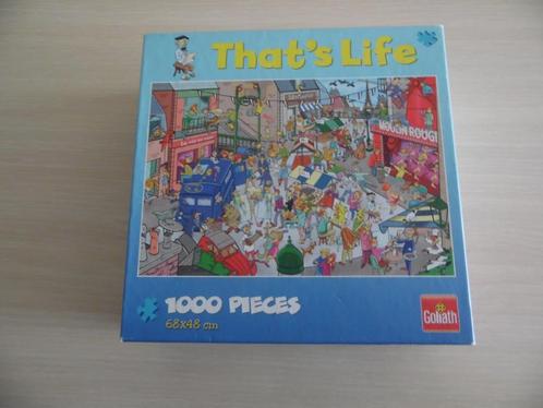 THAT'S LIFE PARIS GOLIATH PUZZEL VAN 1000 STUKJES, Hobby en Vrije tijd, Denksport en Puzzels, Zo goed als nieuw, Legpuzzel, 500 t/m 1500 stukjes
