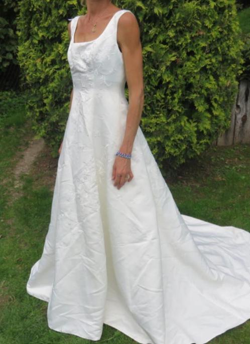 Robe de mariée, Kleding | Dames, Trouwkleding en Trouwaccessoires, Zo goed als nieuw, Trouwjurk, Wit, Ophalen of Verzenden