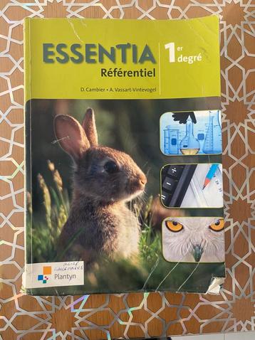 ESSENTIA Réferentiel 1er degré, Livres, Enlèvement ou Envoi, Utilisé, Secondaire, Plantyn