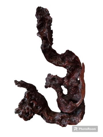 Houten kunstwerk jaren '70 Congo, Enlèvement ou Envoi