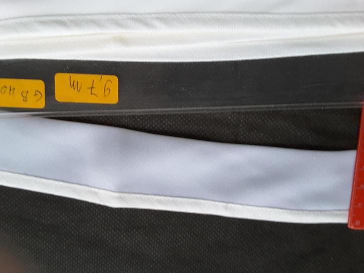 biaisband 40 mm wit synthetisch mat GB4097, Hobby en Vrije tijd, Naaien en Fournituren, Nieuw, Ophalen of Verzenden