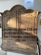 Eikenhouten meubelen met 2 carrosserieën Nederlandse stijl, Antiek en Kunst, Ophalen, 50 tot 100 cm, 200 cm of meer