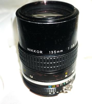  Nikkor AI 135 mm 2.8 voor alle Nikon spiegelreflexcamera's  beschikbaar voor biedingen