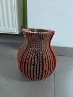 Cache-vase original en carton rouge, Maison & Meubles, Comme neuf, Rouge