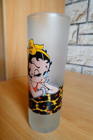 Betty Boop gesigneerd panterglas beschikbaar voor biedingen