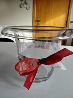 Grote zware glazen vaas, Huis en Inrichting, Woonaccessoires | Vazen, Gebruikt, Overige kleuren, Ophalen of Verzenden, Glas