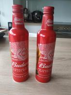 Lot 2 bouteilles bière Budweiser Football Coupe monde 2018, Comme neuf, Autres types, Enlèvement ou Envoi
