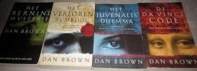 4 boeken van dan brown, Livres, Thrillers, Comme neuf, Enlèvement