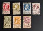 1905, Leopold II, type grove baard, complete serie,gestempel, Postzegels en Munten, Met stempel, Koninklijk huis, Ophalen of Verzenden