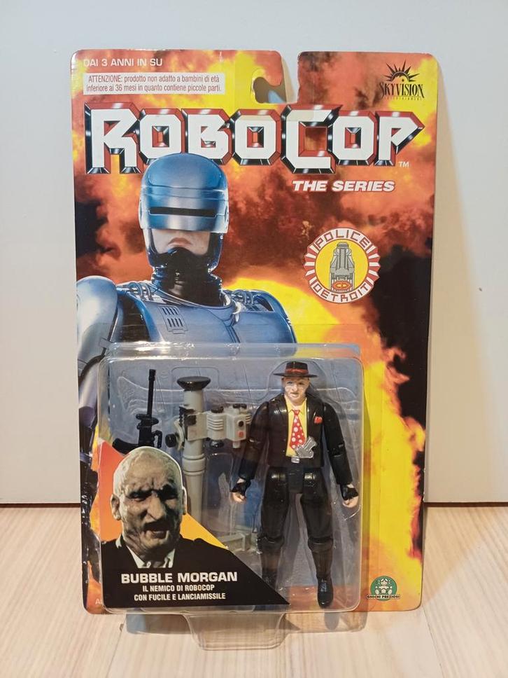 Figurine vintage robocop orion bubble Morgan, Kinderen en Baby's, Speelgoed | Actiefiguren, Ophalen of Verzenden