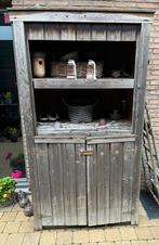 Houten tuinkast, Tuin en Terras, Ophalen, Gebruikt, Hout