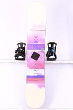 148 dames snowboard SALOMON LOTUS white/pink, Sport en Fitness, Snowboarden, Verzenden, Gebruikt, Board