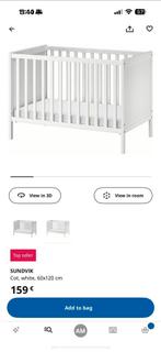 IKEA SUNDVIK babybed 60x120 cm – bruin, Kinderen en Baby's, Ophalen, Zo goed als nieuw