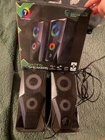 Battletron gaming speakers, Comme neuf, Autres canaux, Enlèvement, Battletron