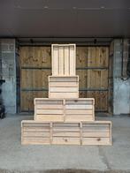 7  Landelijke houtbakjes uit steigerhout, Enlèvement