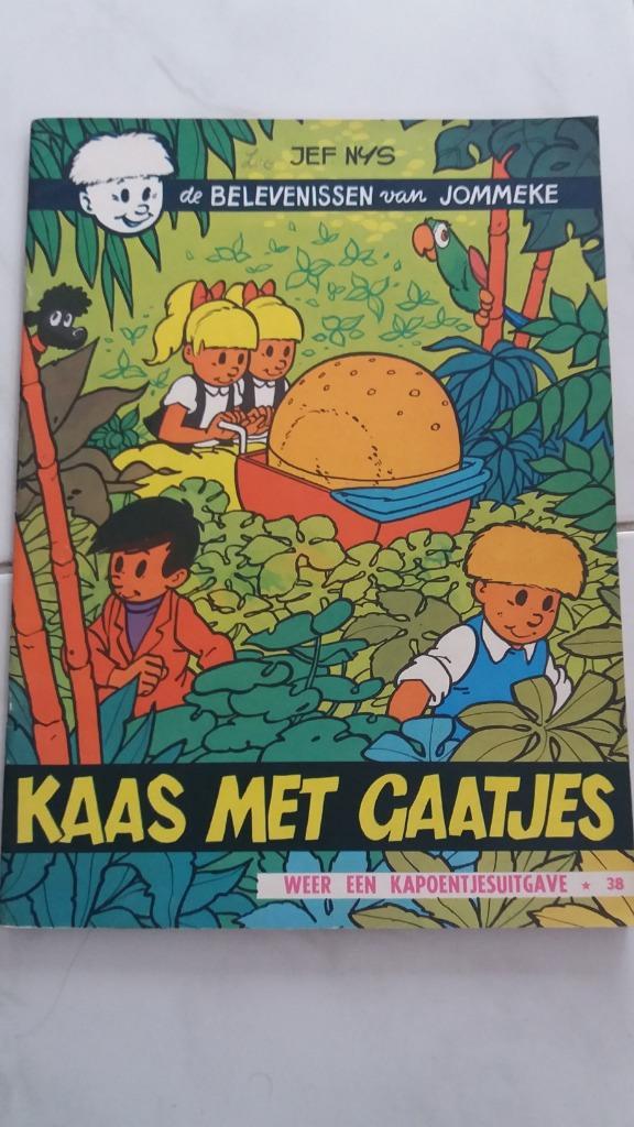 Jommeke – Kaas met gaatjes / nummer 38, Livres, BD, Utilisé, Une BD, Enlèvement ou Envoi