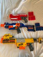 3 nerf guns met kogels, Kinderen en Baby's, Ophalen, Zo goed als nieuw