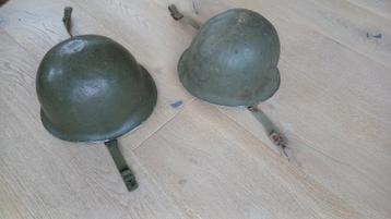2 Franse helmen M51, per stuk beschikbaar voor biedingen